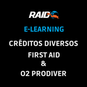 CRÉDITOS DE E-LEARNING - FIRST AID & O2 PROVIDER